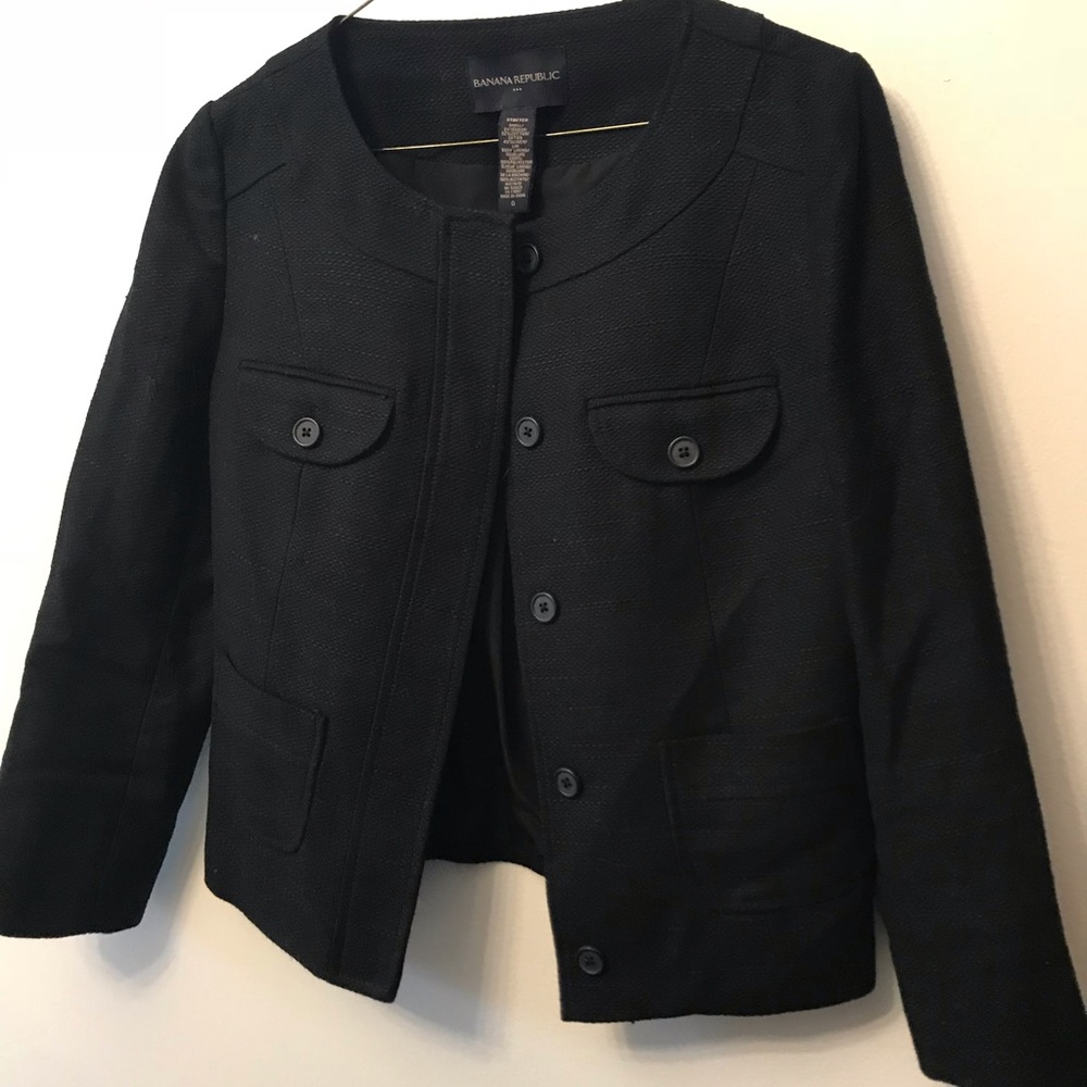 Banana republic black blazer